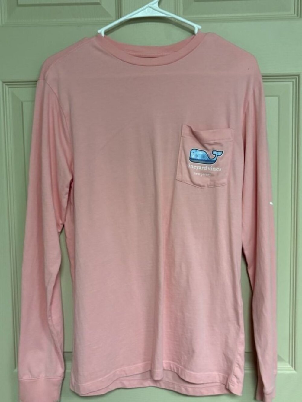 Vineyard Vines Women’s Long Sleeve T-Shirt Whale Logo Sz XS 100% Cotton